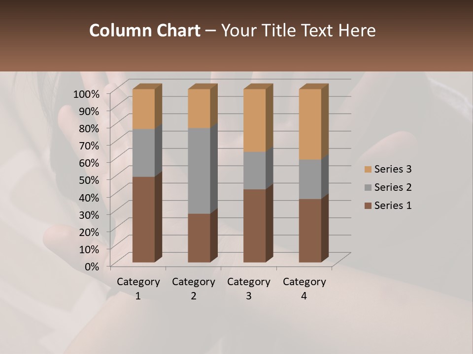 A Woman Covering Her Face With Her Hands PowerPoint Template