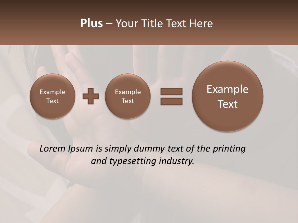 A Woman Covering Her Face With Her Hands PowerPoint Template