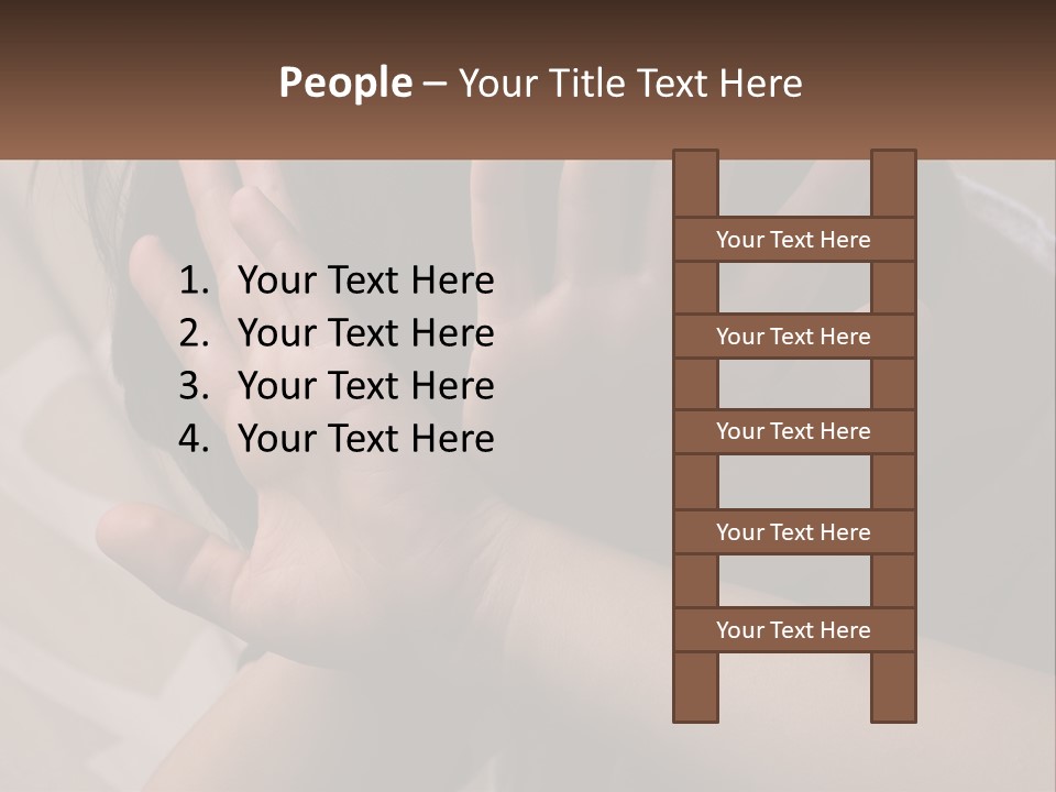 A Woman Covering Her Face With Her Hands PowerPoint Template