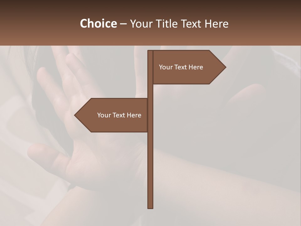 A Woman Covering Her Face With Her Hands PowerPoint Template
