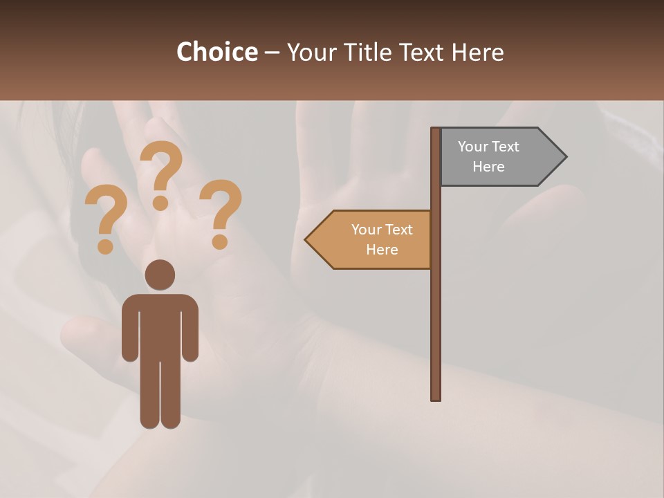A Woman Covering Her Face With Her Hands PowerPoint Template