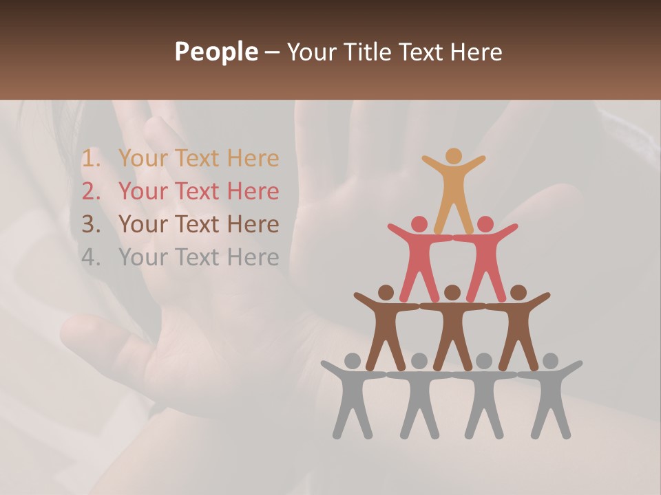 A Woman Covering Her Face With Her Hands PowerPoint Template