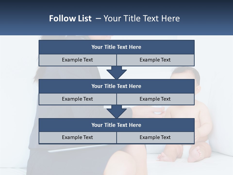 A Woman Feeding A Baby With A Spoon PowerPoint Template