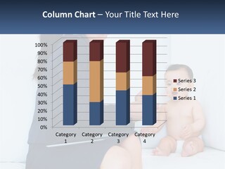 A Woman Feeding A Baby With A Spoon PowerPoint Template