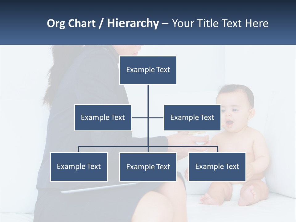 A Woman Feeding A Baby With A Spoon PowerPoint Template