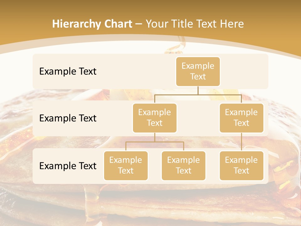 A Stack Of Pancakes With Syrup And Butter On Top PowerPoint Template