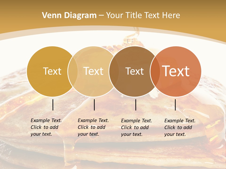 A Stack Of Pancakes With Syrup And Butter On Top PowerPoint Template
