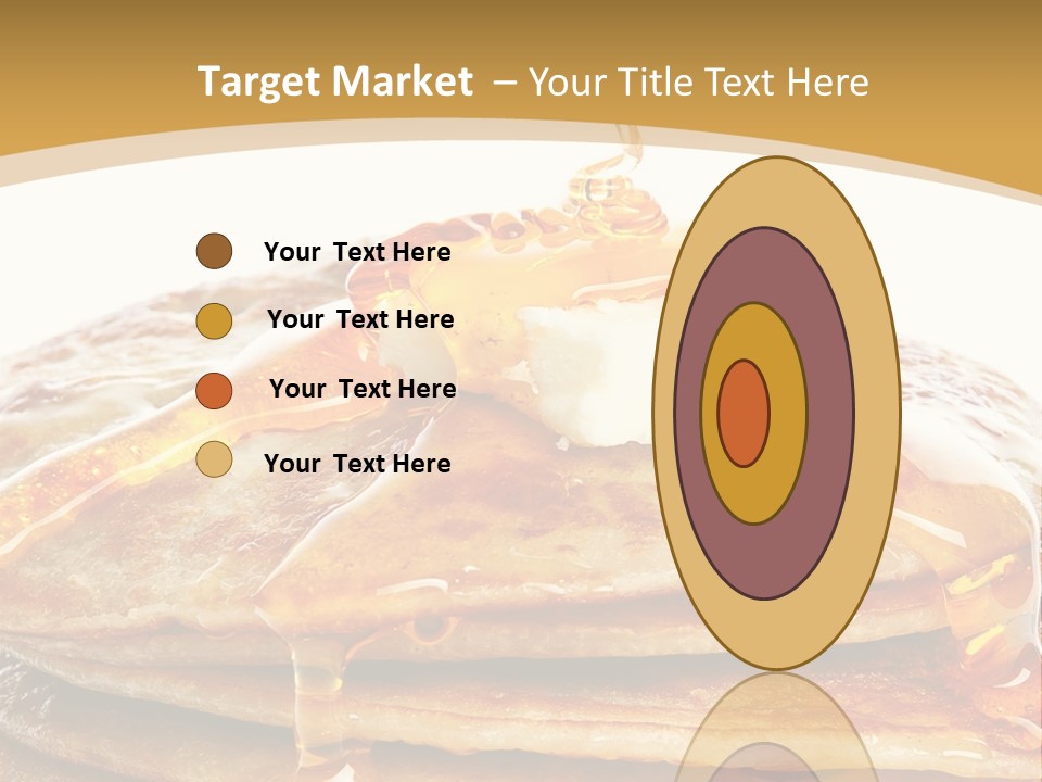 A Stack Of Pancakes With Syrup And Butter On Top PowerPoint Template
