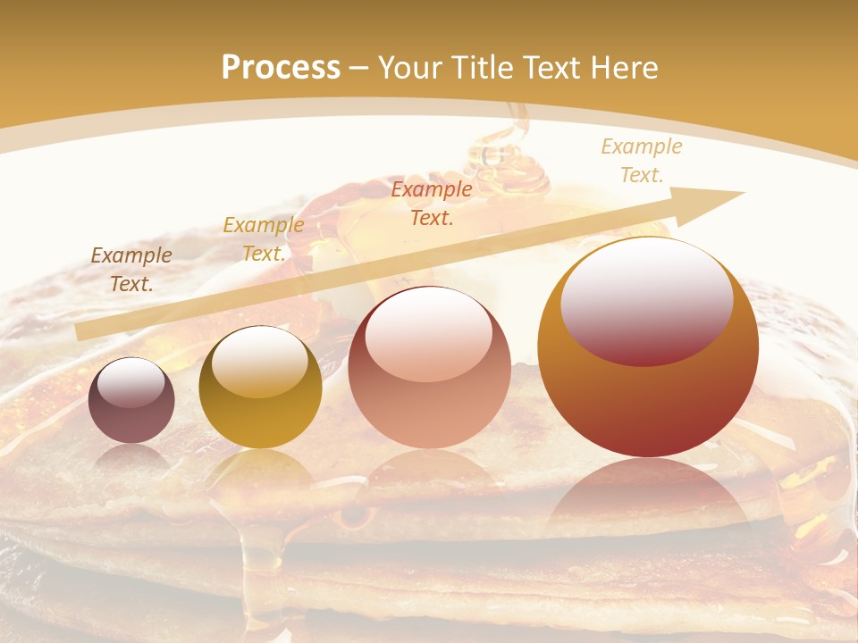 A Stack Of Pancakes With Syrup And Butter On Top PowerPoint Template
