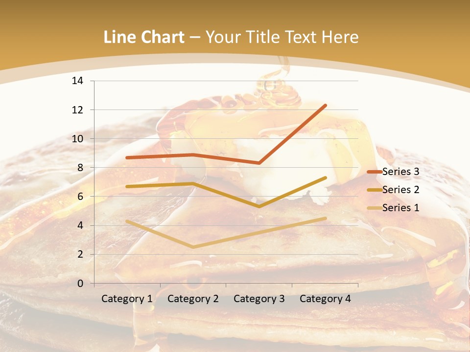 A Stack Of Pancakes With Syrup And Butter On Top PowerPoint Template