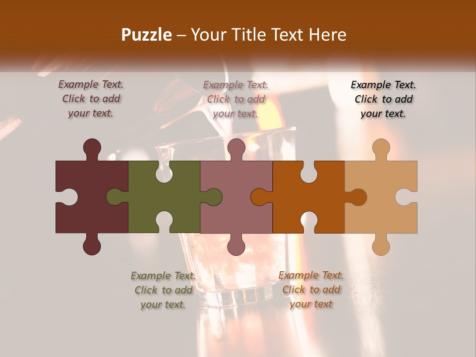 A Person Pouring A Drink Into A Glass PowerPoint Template