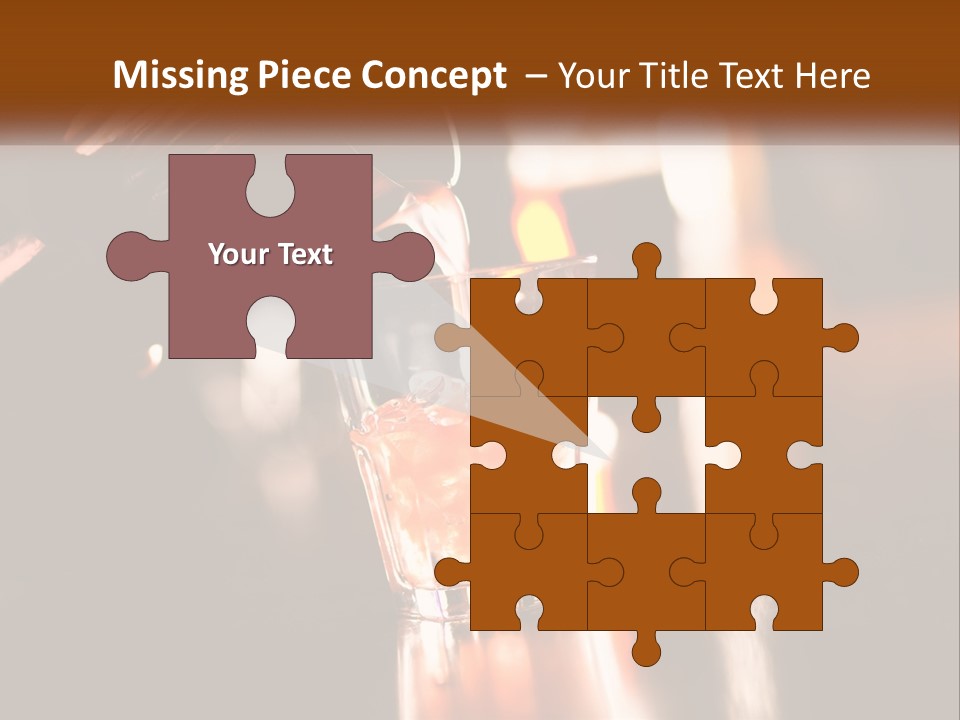 A Person Pouring A Drink Into A Glass PowerPoint Template