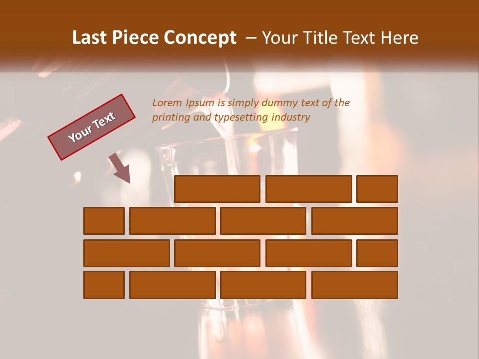 A Person Pouring A Drink Into A Glass PowerPoint Template