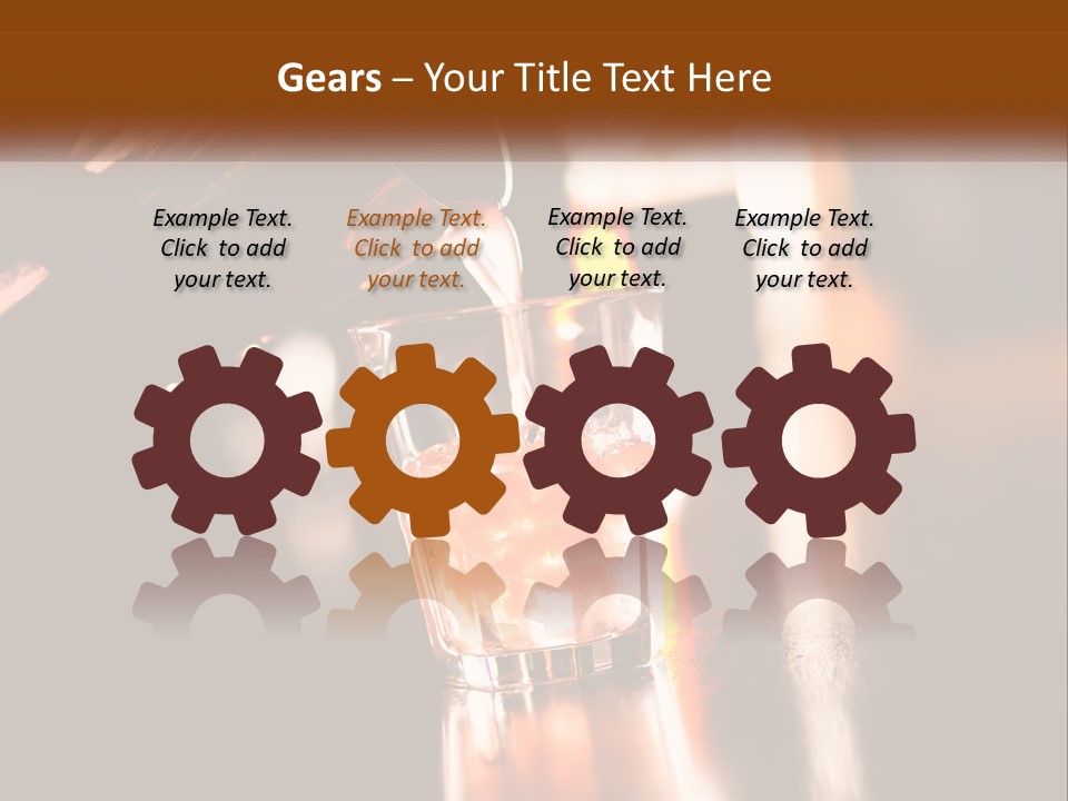 A Person Pouring A Drink Into A Glass PowerPoint Template