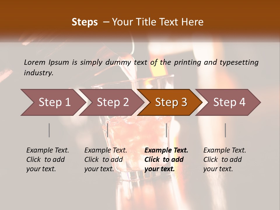 A Person Pouring A Drink Into A Glass PowerPoint Template