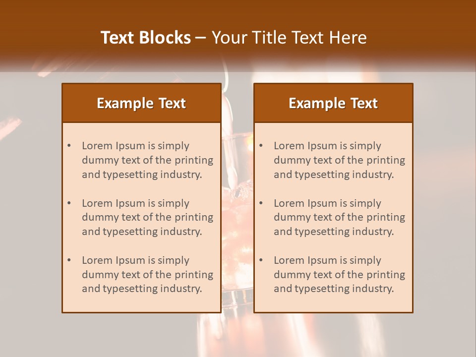 A Person Pouring A Drink Into A Glass PowerPoint Template