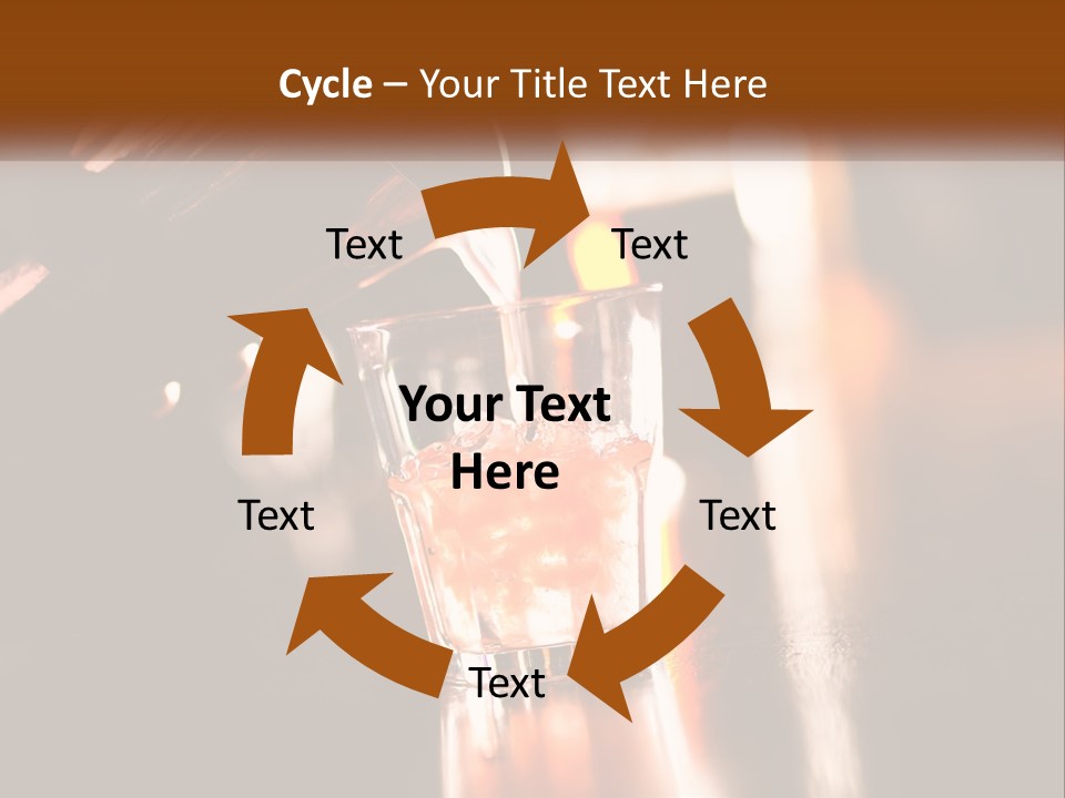 A Person Pouring A Drink Into A Glass PowerPoint Template