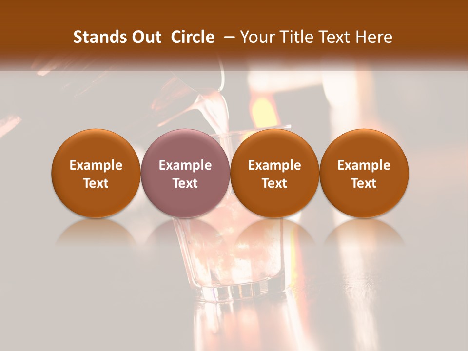 A Person Pouring A Drink Into A Glass PowerPoint Template