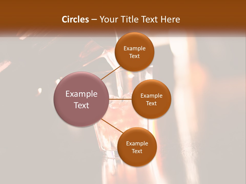 A Person Pouring A Drink Into A Glass PowerPoint Template