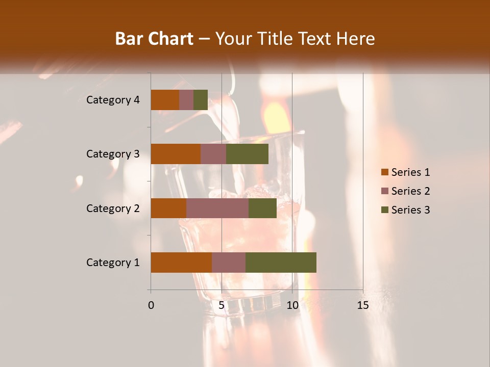 A Person Pouring A Drink Into A Glass PowerPoint Template