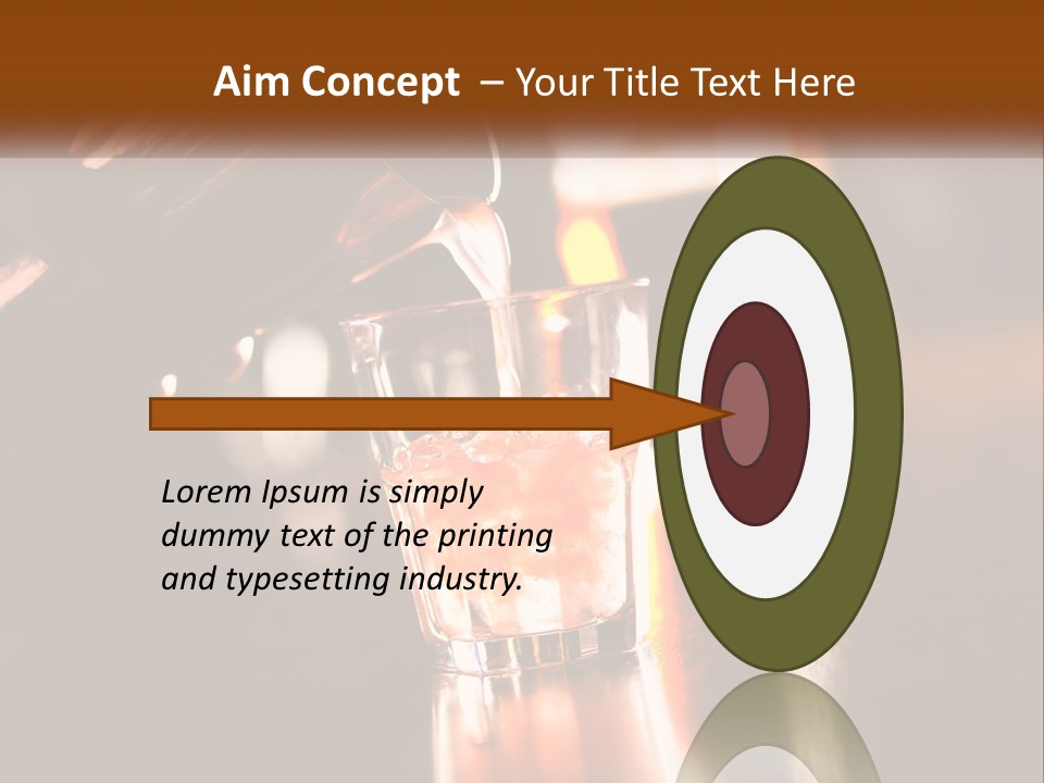 A Person Pouring A Drink Into A Glass PowerPoint Template