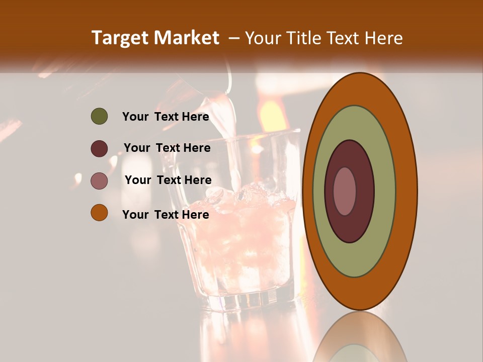 A Person Pouring A Drink Into A Glass PowerPoint Template