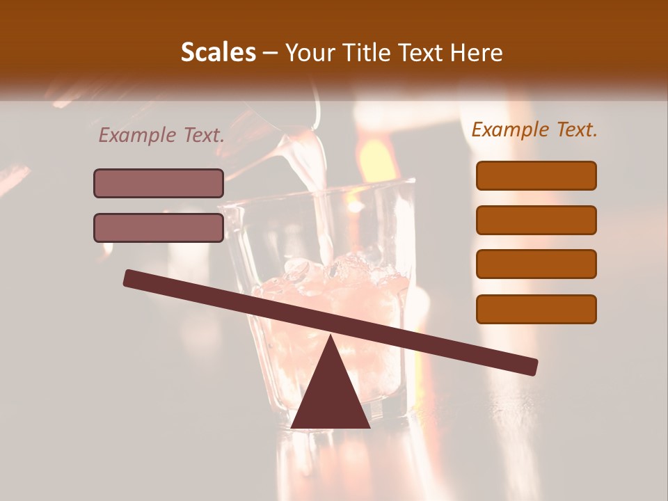 A Person Pouring A Drink Into A Glass PowerPoint Template