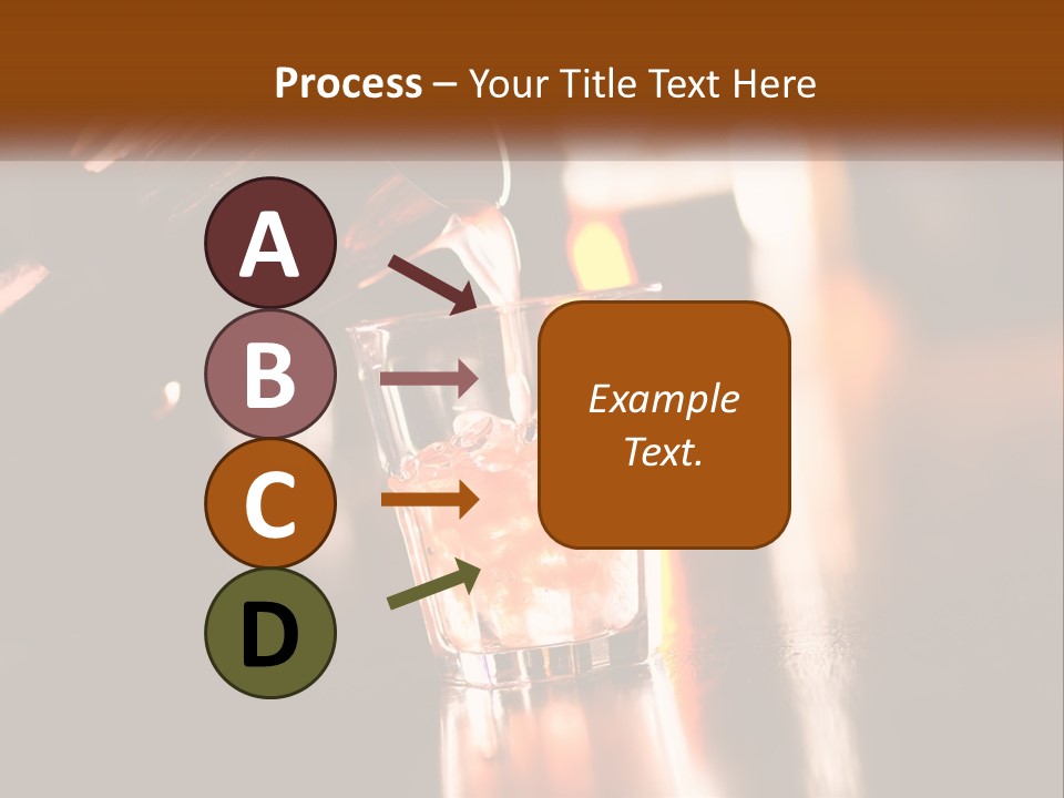 A Person Pouring A Drink Into A Glass PowerPoint Template