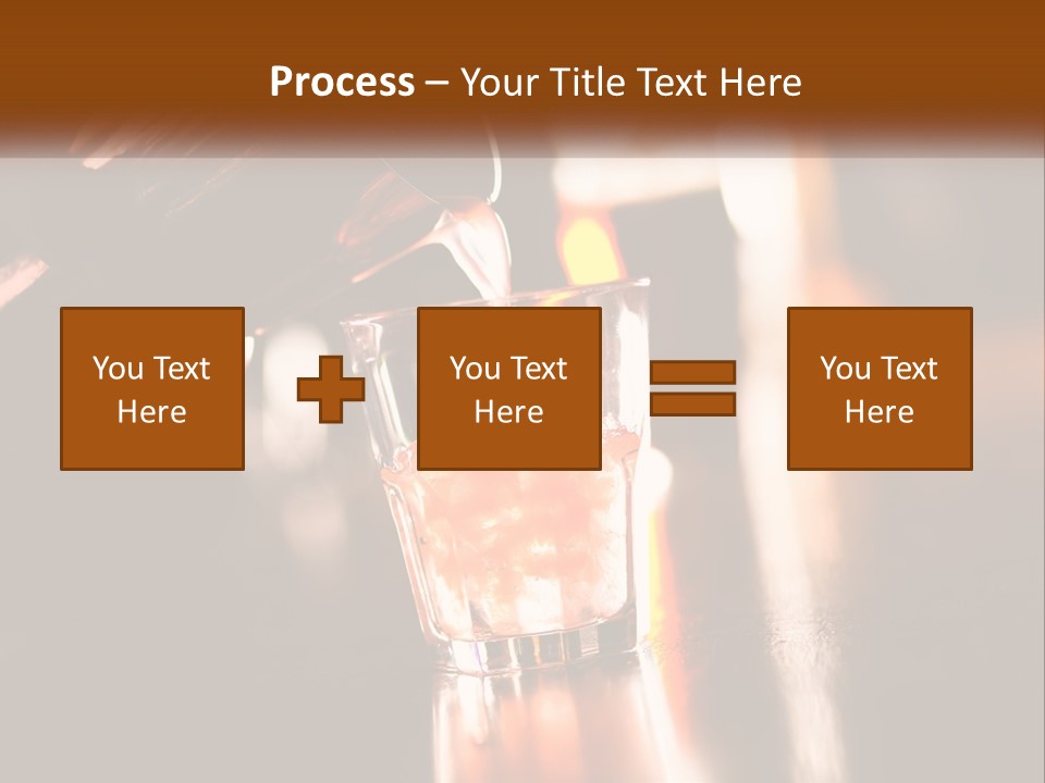 A Person Pouring A Drink Into A Glass PowerPoint Template