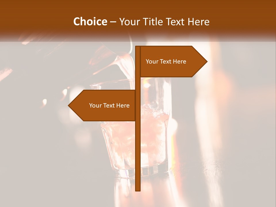 A Person Pouring A Drink Into A Glass PowerPoint Template