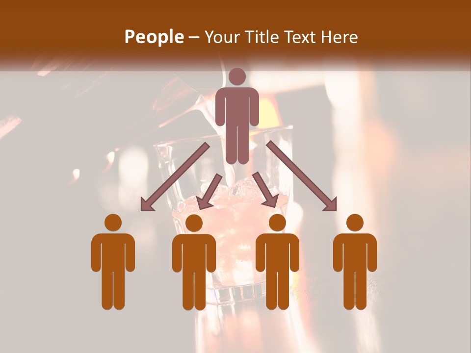 A Person Pouring A Drink Into A Glass PowerPoint Template