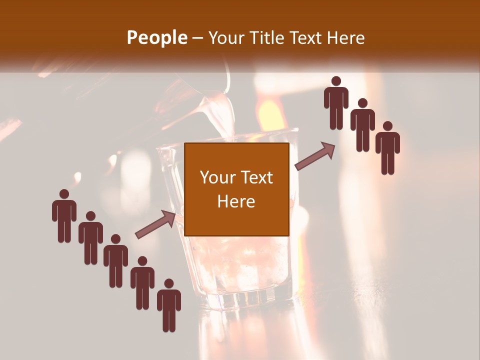 A Person Pouring A Drink Into A Glass PowerPoint Template