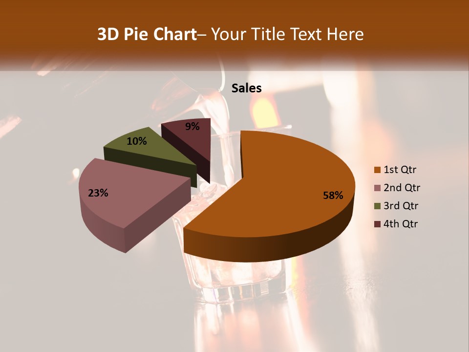 A Person Pouring A Drink Into A Glass PowerPoint Template