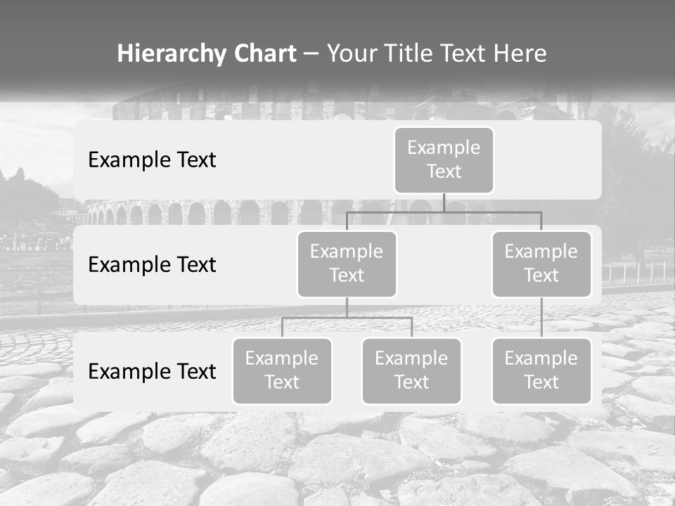 A Black And White Photo Of A Roman Collision PowerPoint Template