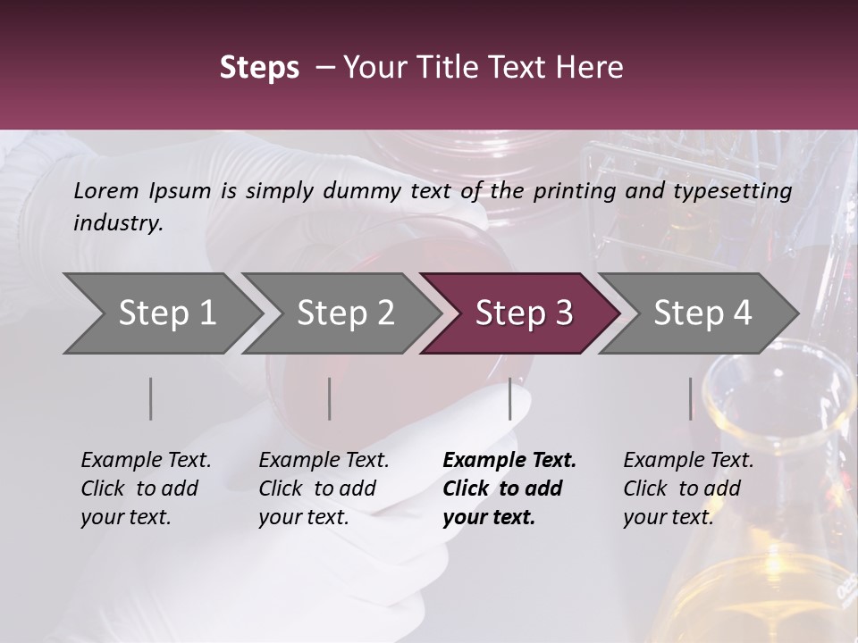 A Person In White Gloves Holding A Red Object PowerPoint Template