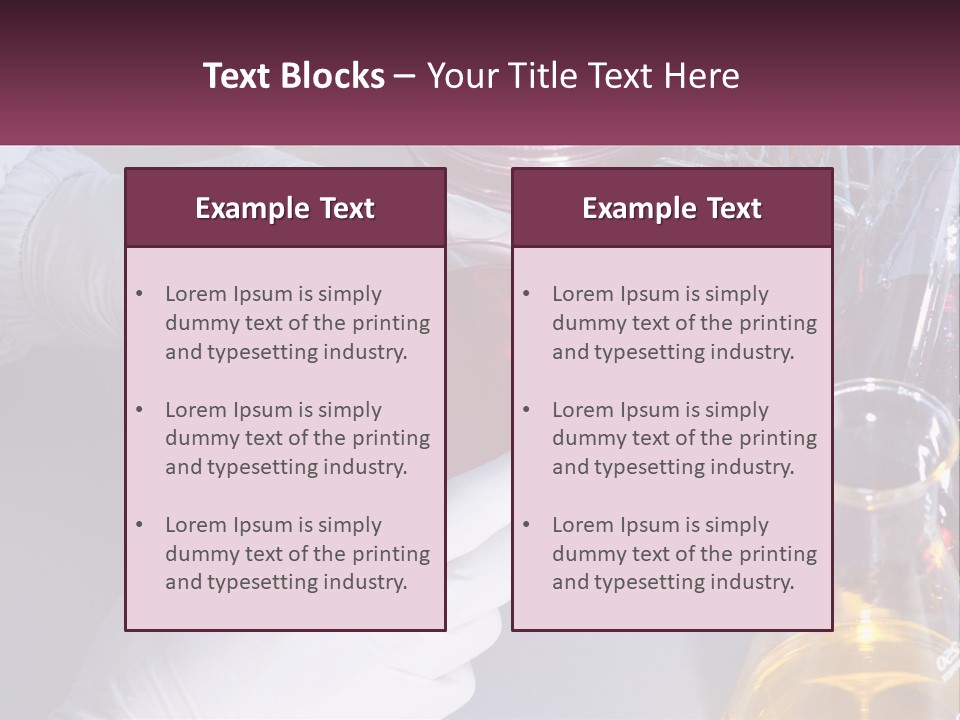 A Person In White Gloves Holding A Red Object PowerPoint Template