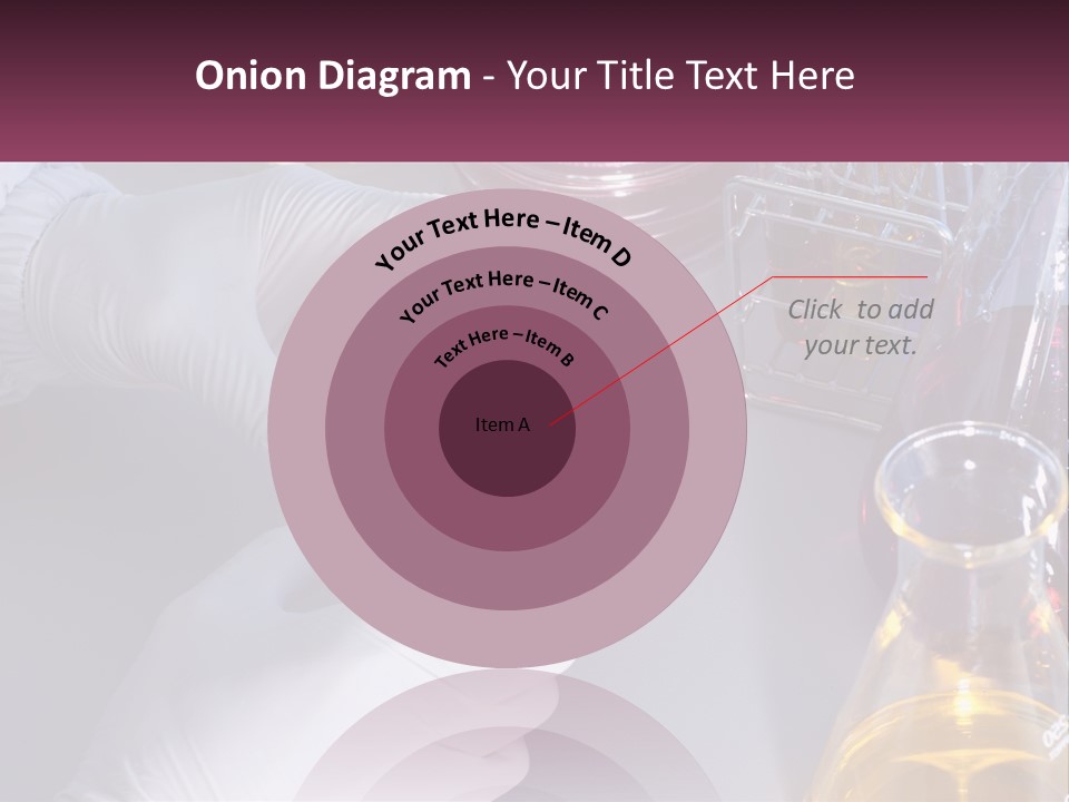 A Person In White Gloves Holding A Red Object PowerPoint Template