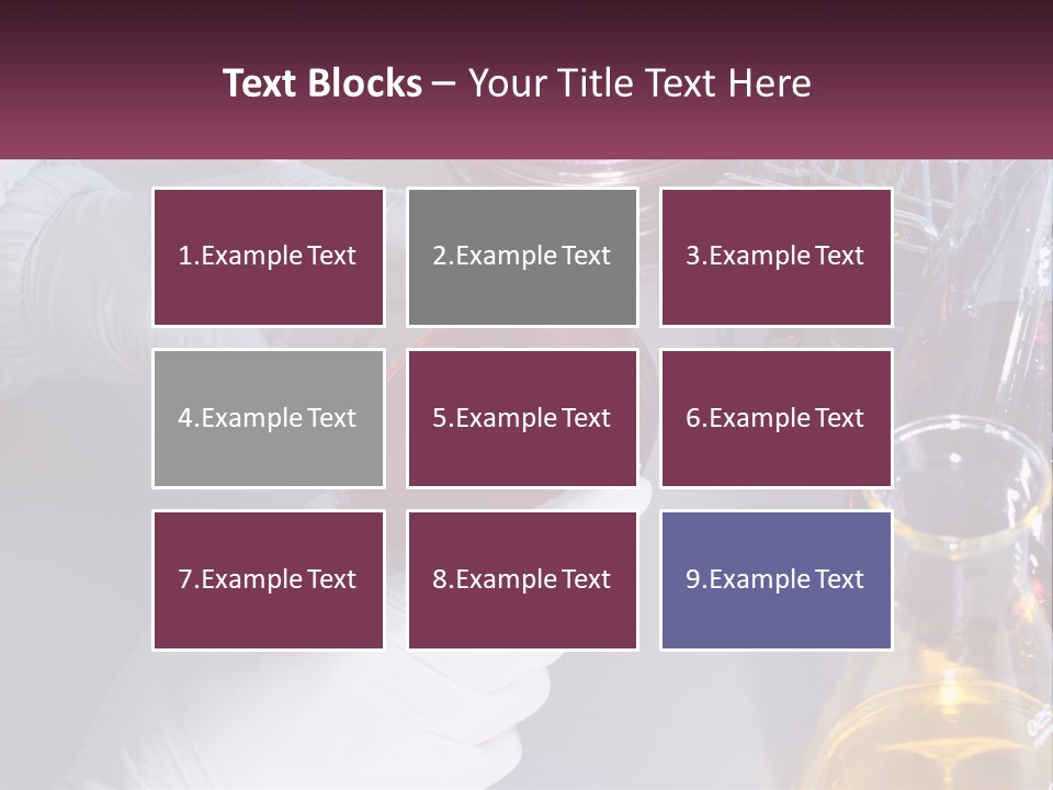 A Person In White Gloves Holding A Red Object PowerPoint Template