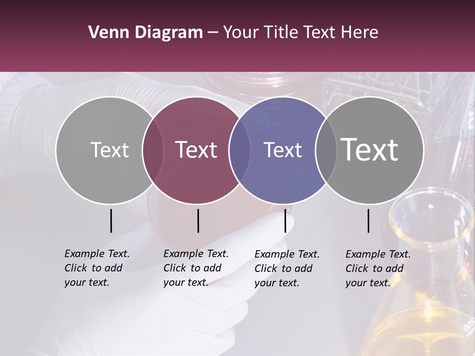 A Person In White Gloves Holding A Red Object PowerPoint Template