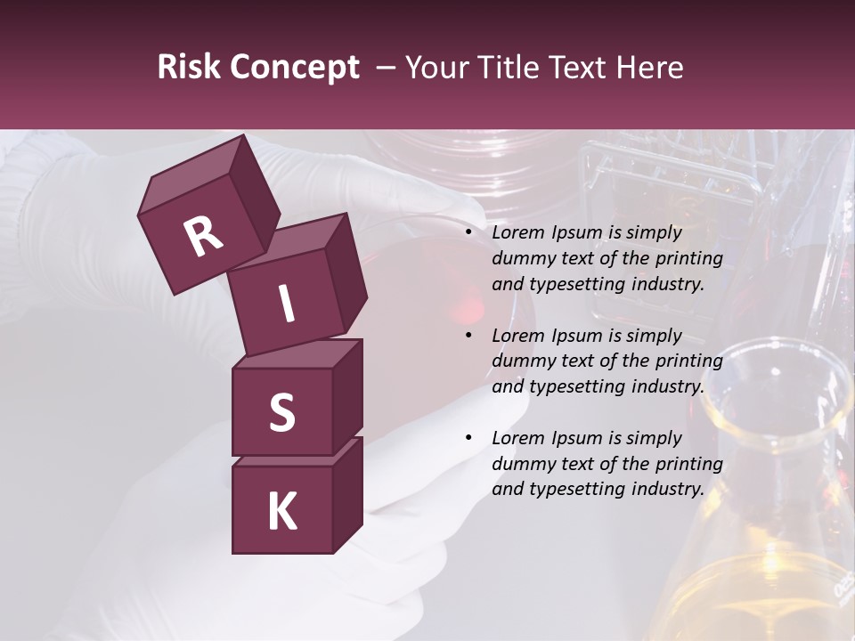 A Person In White Gloves Holding A Red Object PowerPoint Template