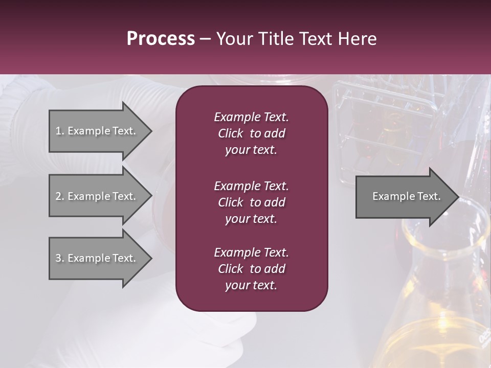 A Person In White Gloves Holding A Red Object PowerPoint Template