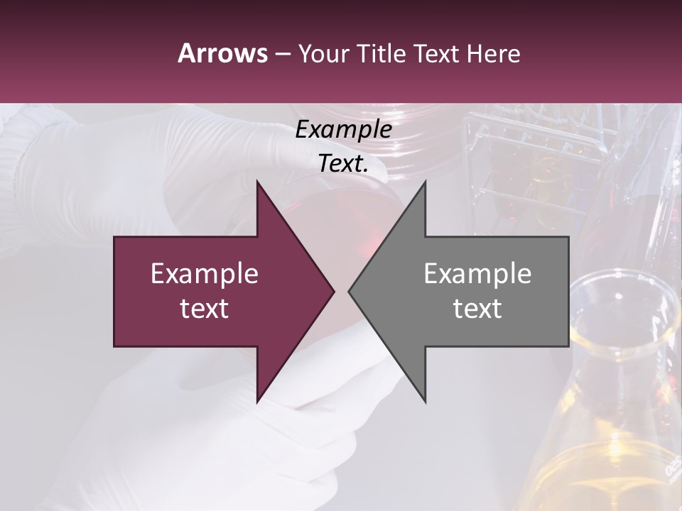 A Person In White Gloves Holding A Red Object PowerPoint Template