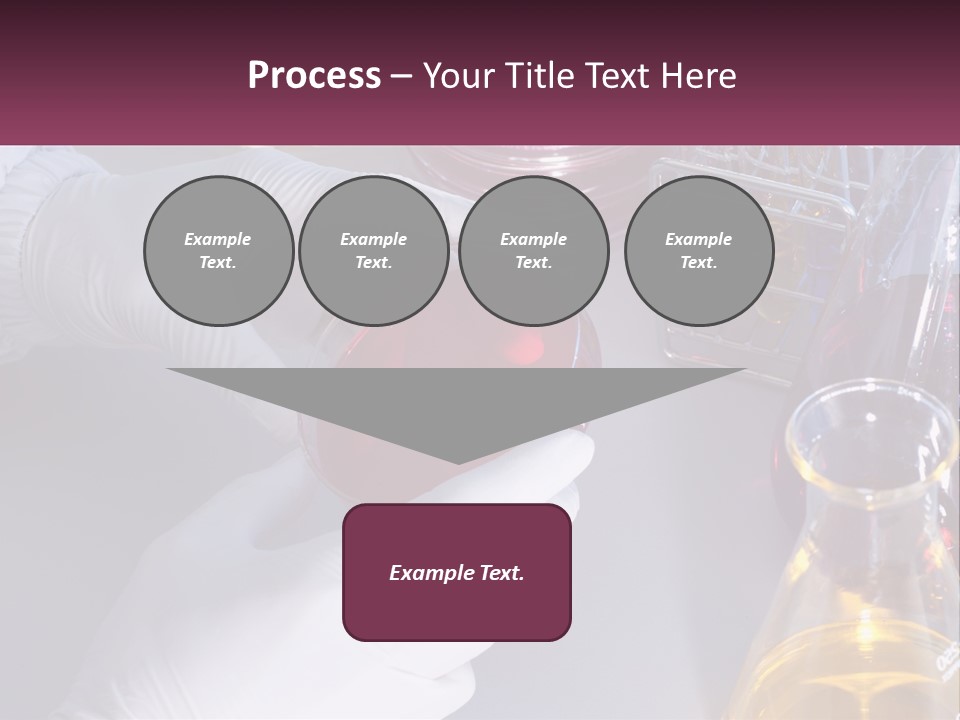 A Person In White Gloves Holding A Red Object PowerPoint Template
