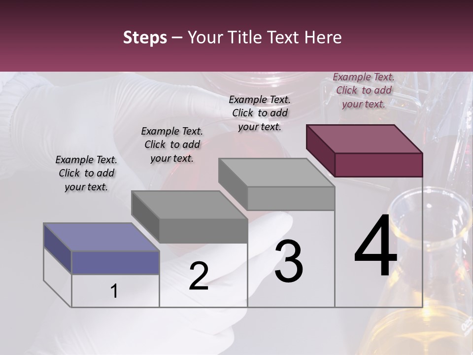 A Person In White Gloves Holding A Red Object PowerPoint Template
