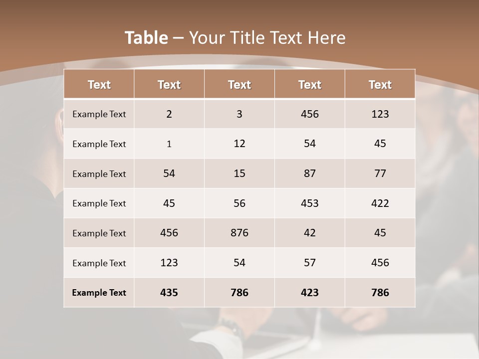 A Group Of People Sitting At A Table With A Laptop PowerPoint Template