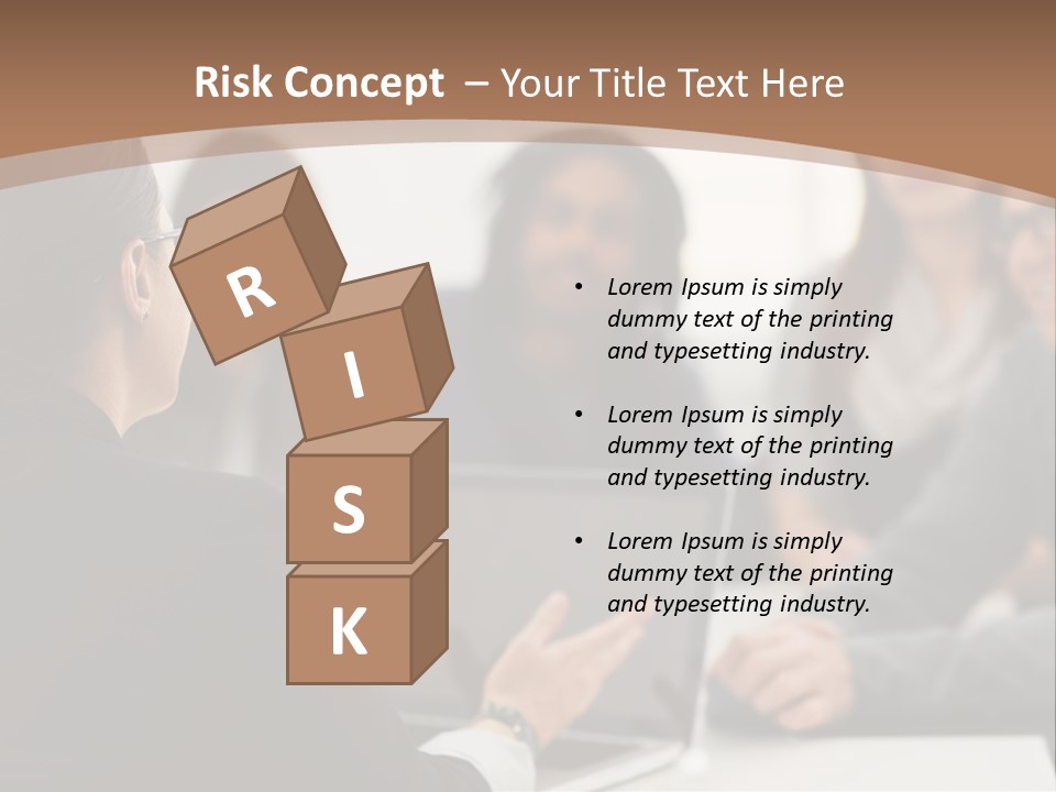 A Group Of People Sitting At A Table With A Laptop PowerPoint Template