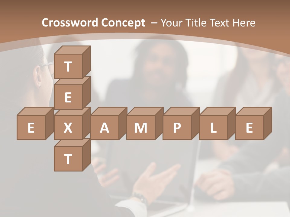 A Group Of People Sitting At A Table With A Laptop PowerPoint Template