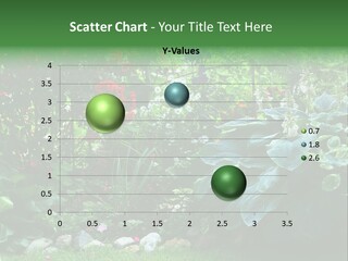 A Garden Filled With Lots Of Flowers And Plants PowerPoint Template