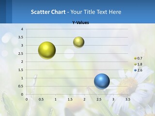 A Powerpoint Presentation With Daisies In The Grass PowerPoint Template