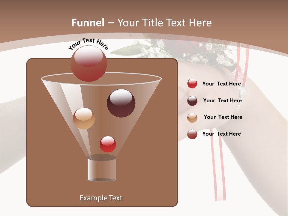Two Hands Holding A Red Rose Powerpoint Template PowerPoint Template
